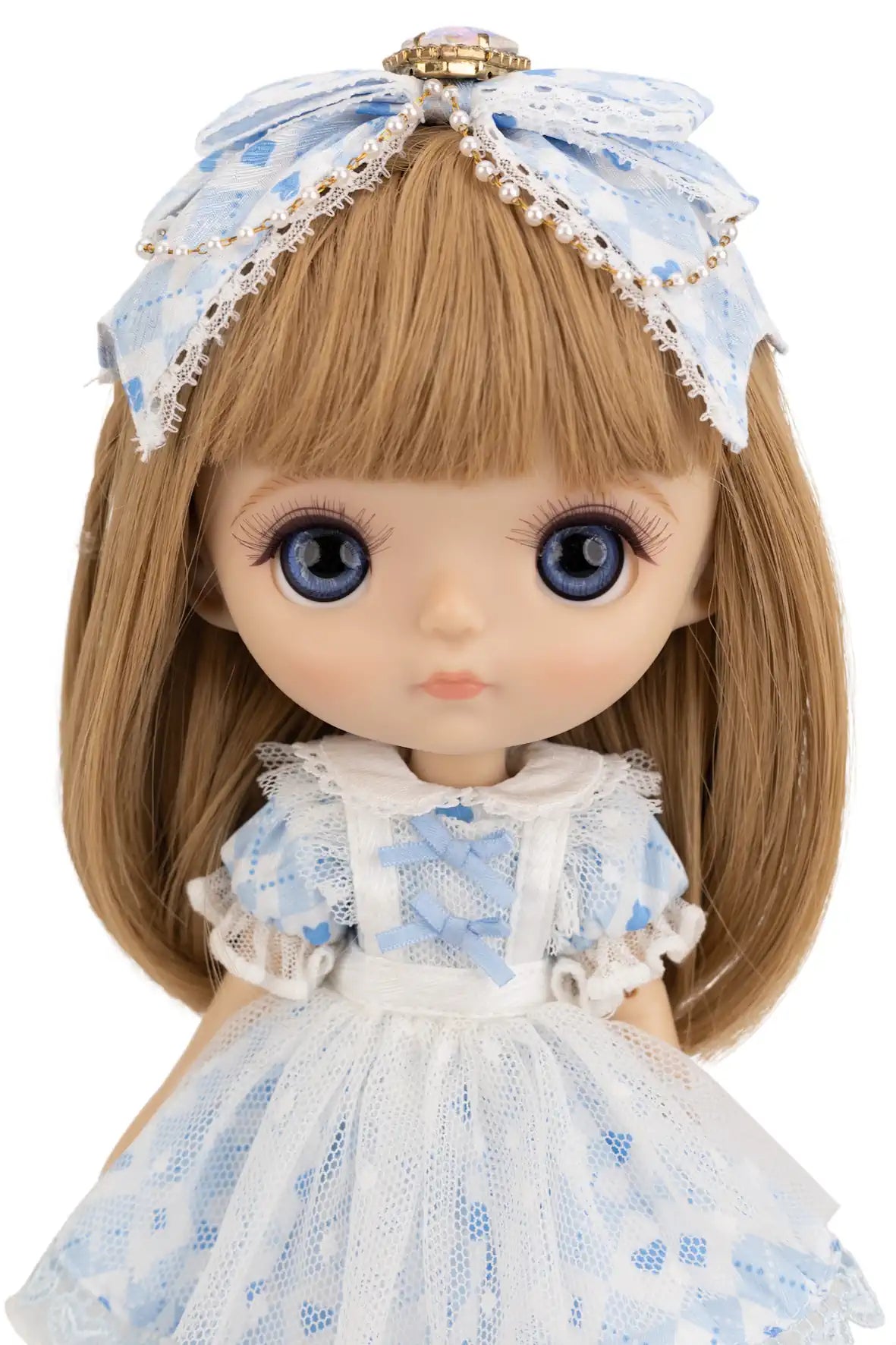 Blue Color Glass Eyes on Mori Lolli Fairy Tale Adventure Alice Doll
