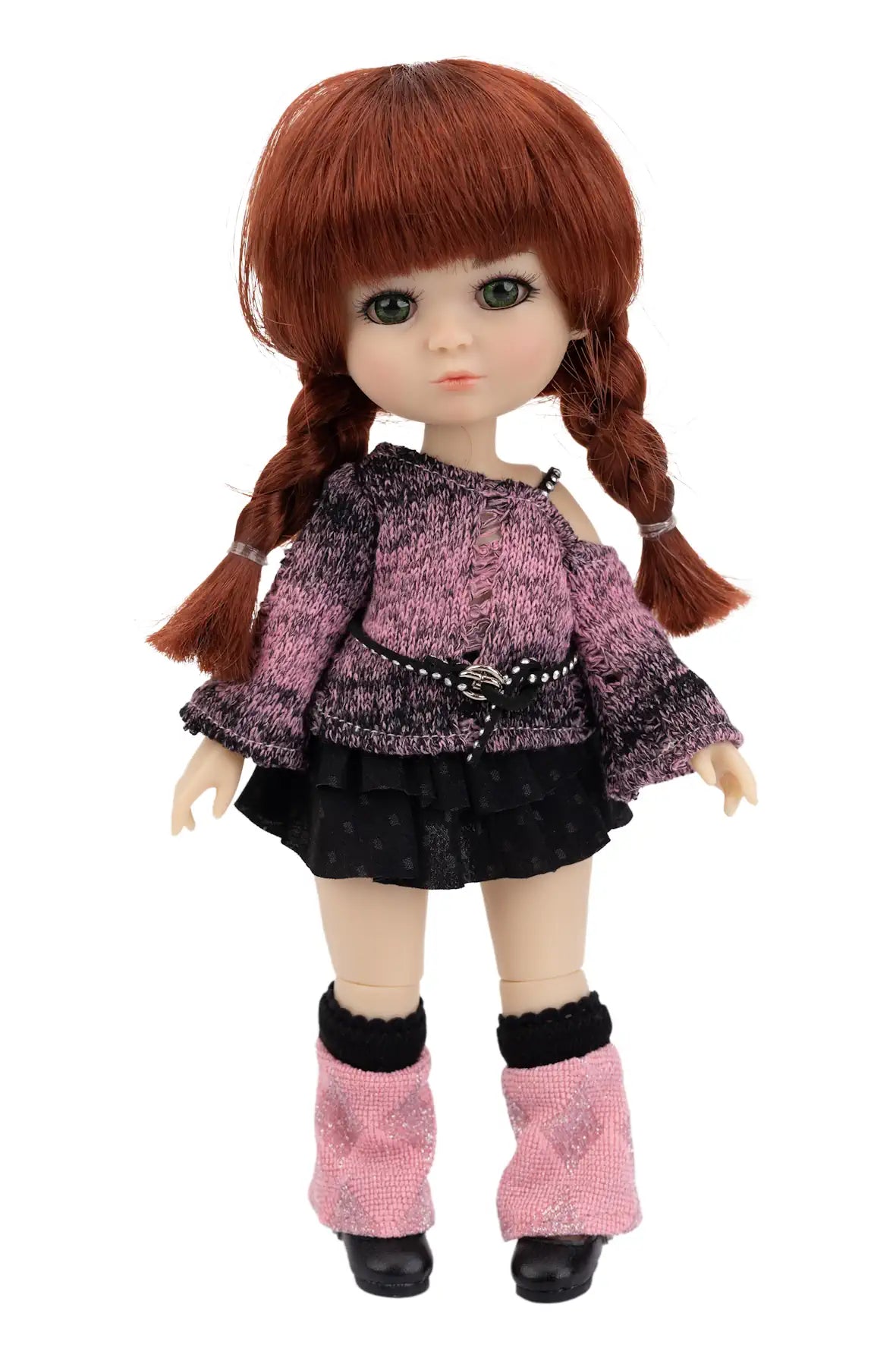 Luna Lily on Pink Punk Outfit