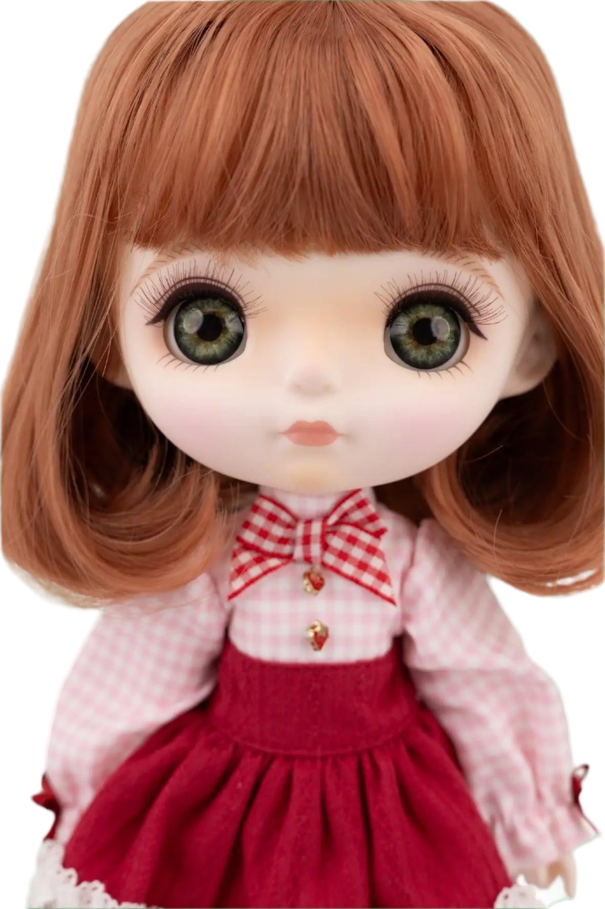Green Eyes for Mori Lolli Dolls (Plastic Eyes) - On Strawberry Field Doll