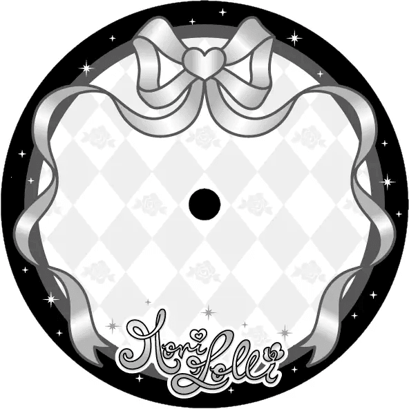 Doll Stand for Mori Lolli Dolls - Graphic - Black Color
