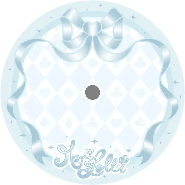 Doll Stand for Mori Lolli Dolls - Graphic - Blue Color