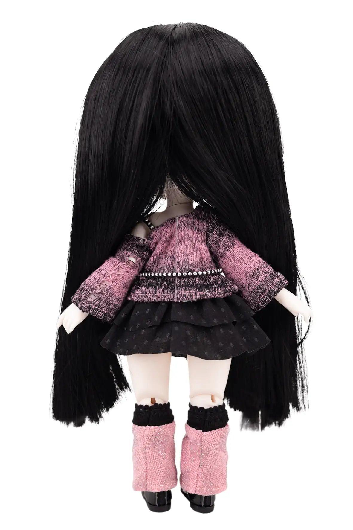 Pink Punk Outfit for Mori Lolli Doll - Back