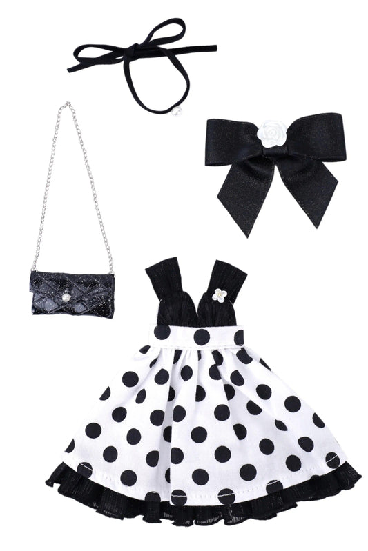 Polka Dots Princess Outfit for Mori Lolli Doll - Outfit Content