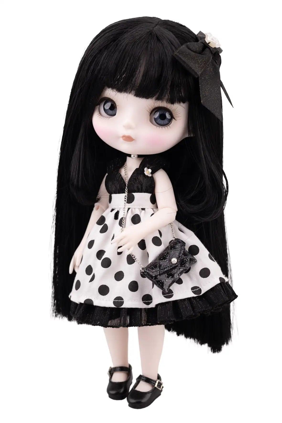 Polka Dots Princess Outfit for Mori Lolli Doll - Post