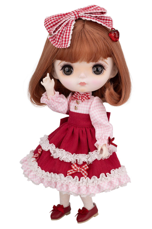 Mori Lolli - Strawberry Fields Doll - Product Shot - Right Hand Up