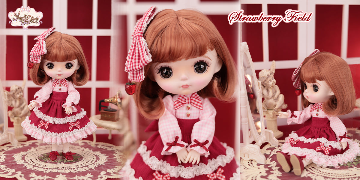 Mori Lolli Doll - Strawberry Field