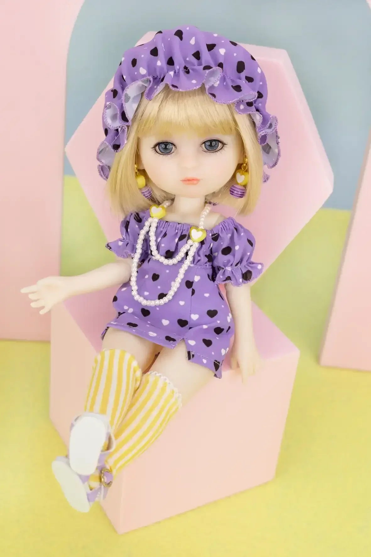 Luna Lily Violet Sweetheart Doll Product Shot with background-1
