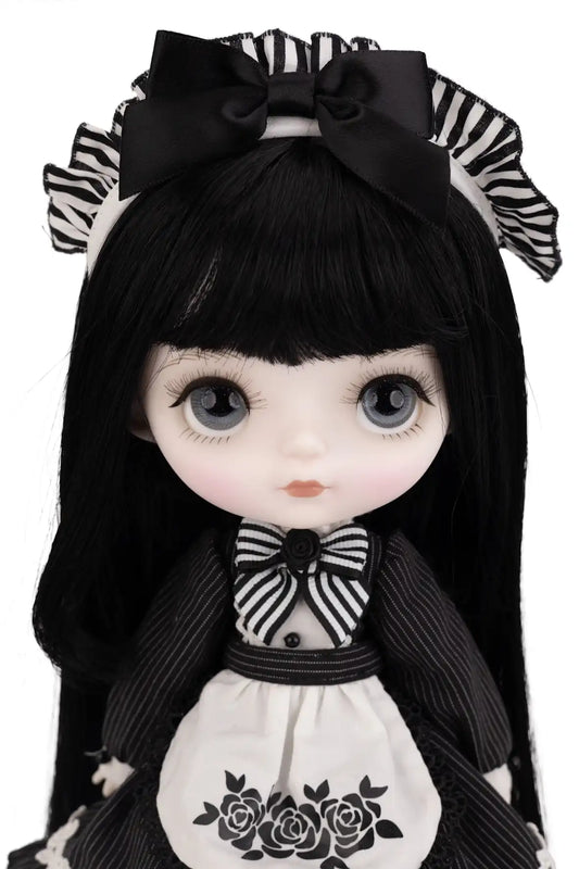 Gray Color Glass Eyes on Mori Lolli Night Bloom Doll