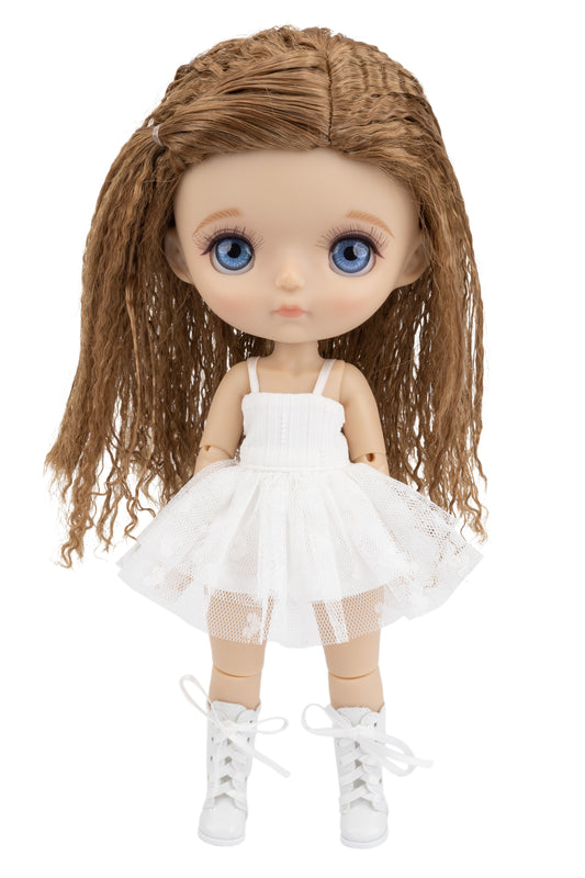 Small Curly Side Parted Wig