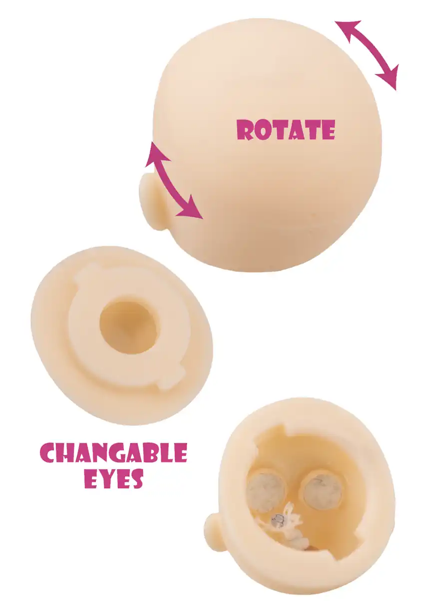 Luna Lily Doll Changable Eyes Instructions