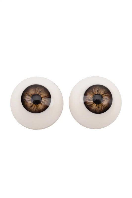 Light Brown Eyes for Mori Lolli Dolls (Plastic Eyes)