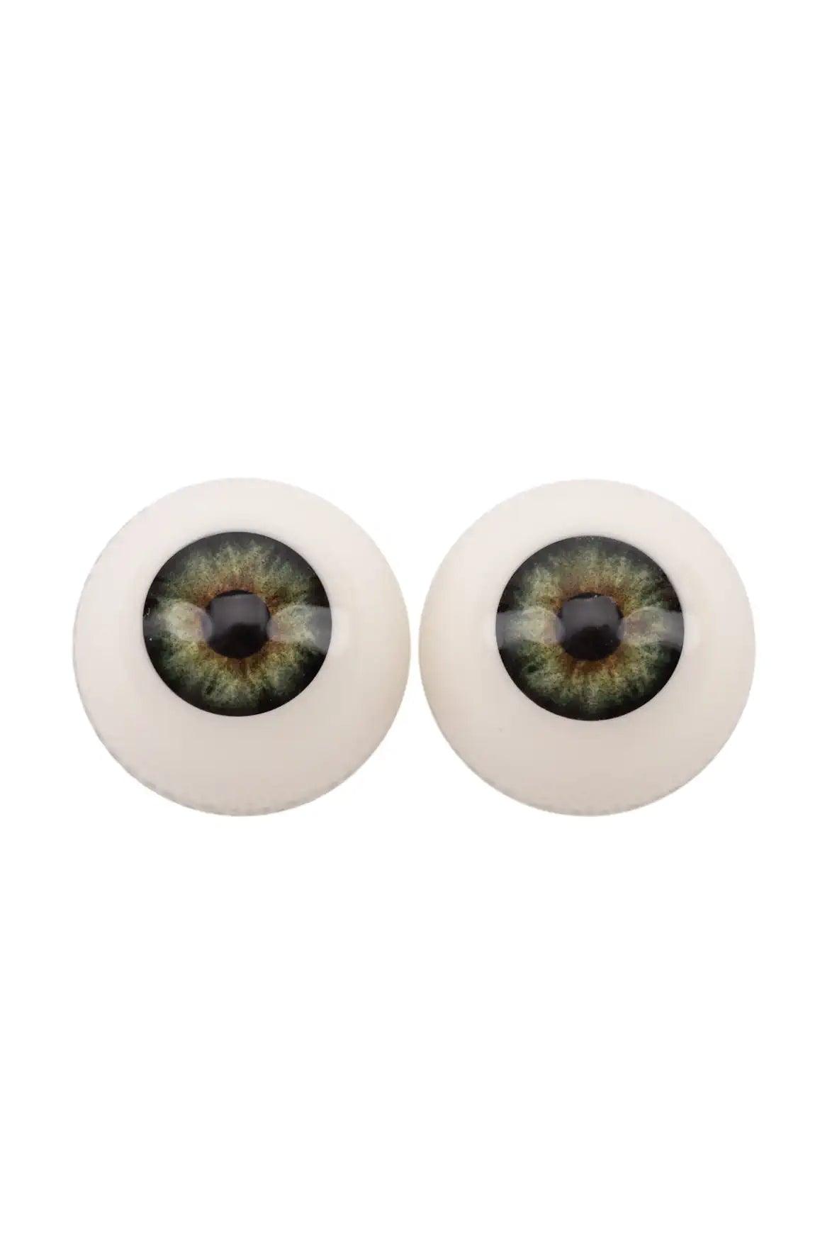 Green Eyes for Mori Lolli Dolls (Plastic Eyes)