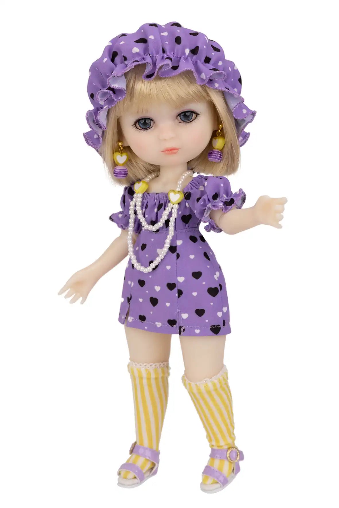 Luna Lily Violet Sweetheart Doll Product Shot front view-2