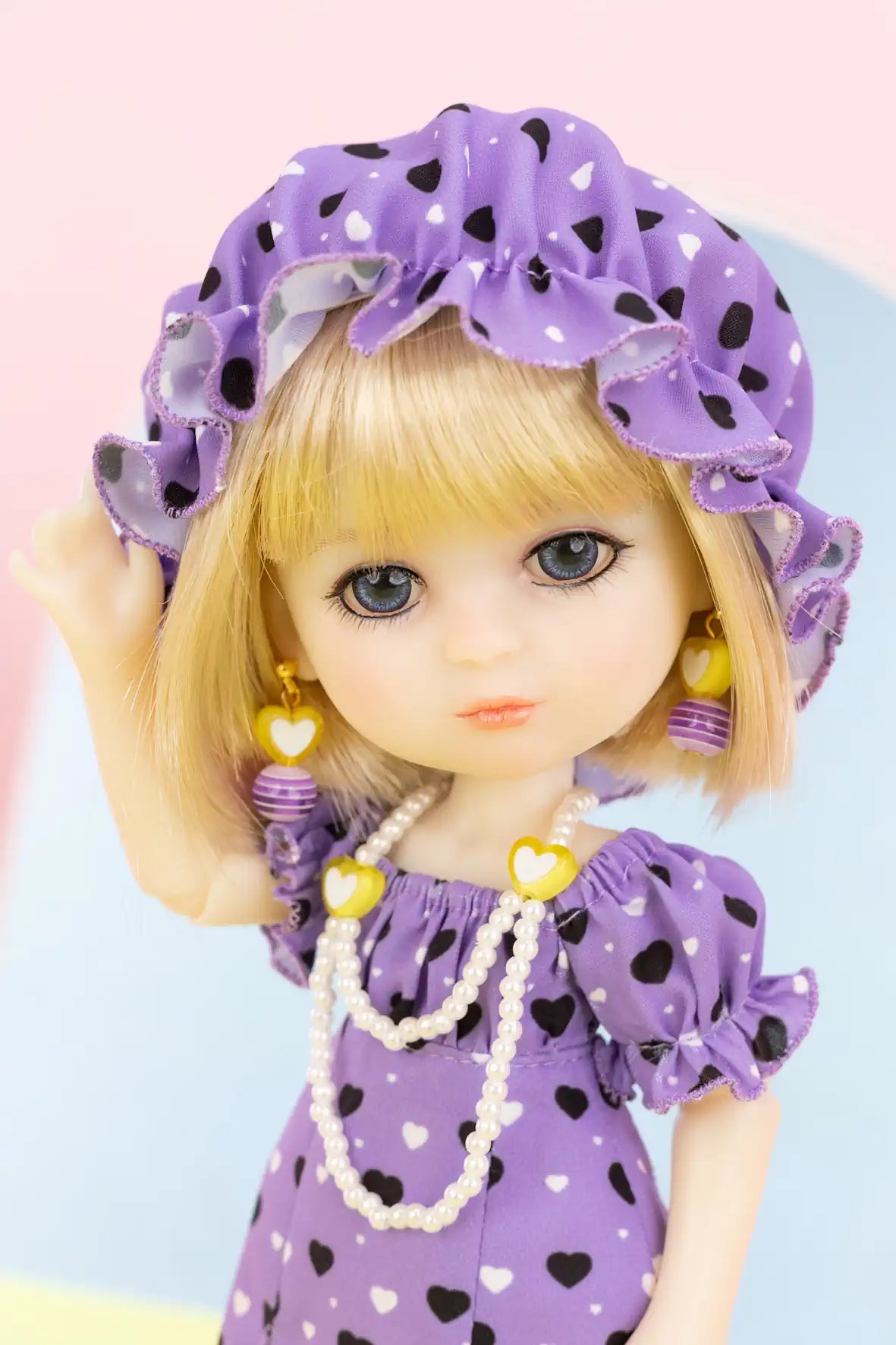 Luna Lily Violet Sweetheart Doll Product Shot with background-4