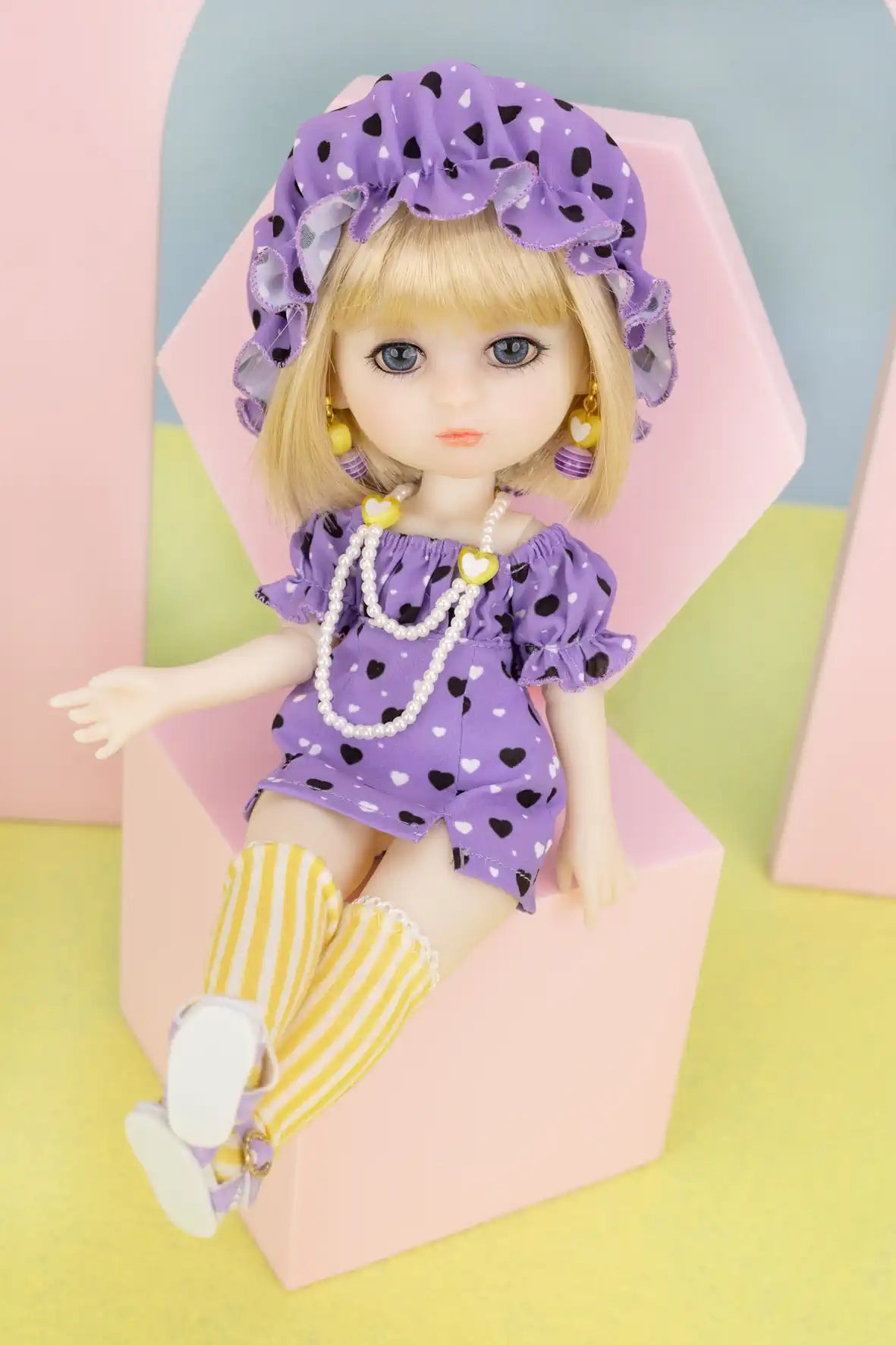 Luna Lily Violet Sweetheart Doll Product Shot with background-1
