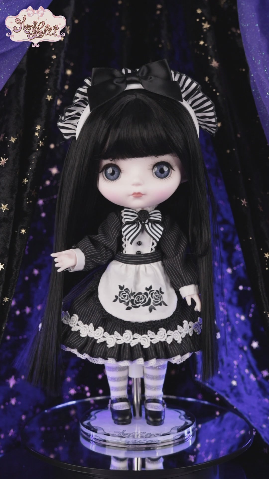Mori Lolli - Night Bloom: Gothic Style Collectible Doll – Dolly Mori