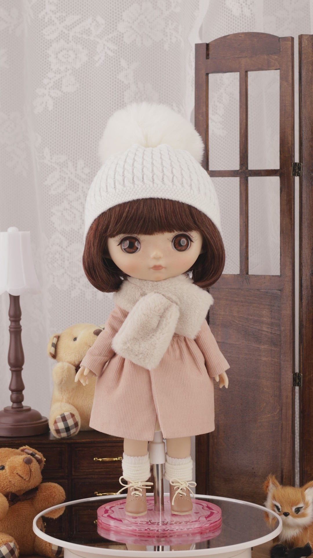 Rosy Monster / ロージーモンスター | twinkle mohair frill knit モヘア フリル ニット | F | シャイニーブラウン | レディース 中古・古着通販】rosy monster (ロージーモンスター) twinkle mohair