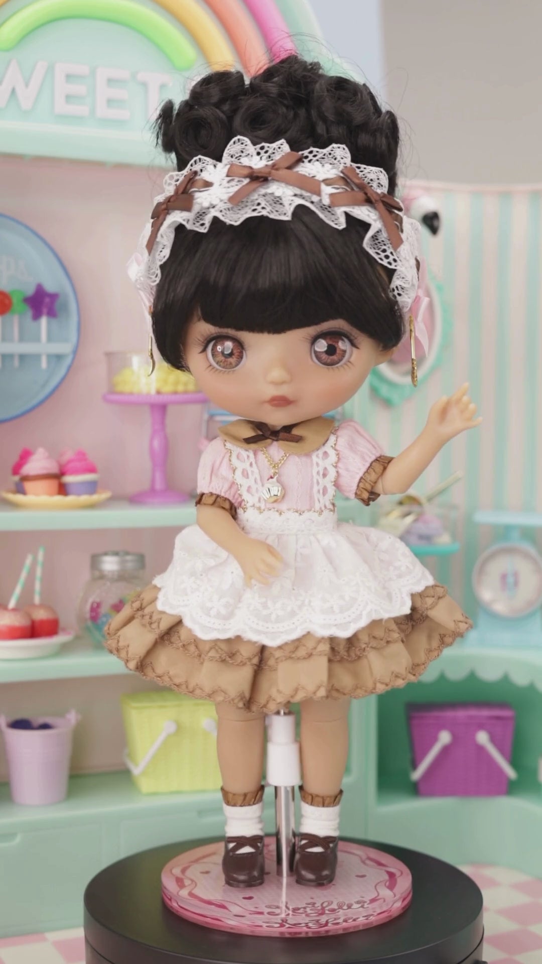 Mori Lolli - Milk Chocolate Cafe | Tan Skintone | Collectible Doll